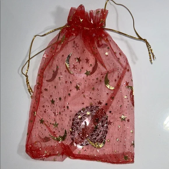 NWT NYC11 Sterling Silver Genuine Red Garnet Eternity Line Bracelet Boho - Picture 11 of 11